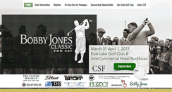 Desktop Screenshot of bobbyjonesclassic.com