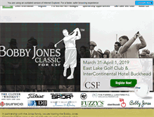 Tablet Screenshot of bobbyjonesclassic.com